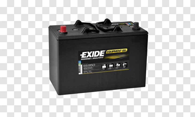 EXIDE Equipment GEL, Battery, Starter Battery Electric Rechargeable Leisure Exide DUAL AGM 12V - Tree - Automotive Transparent PNG