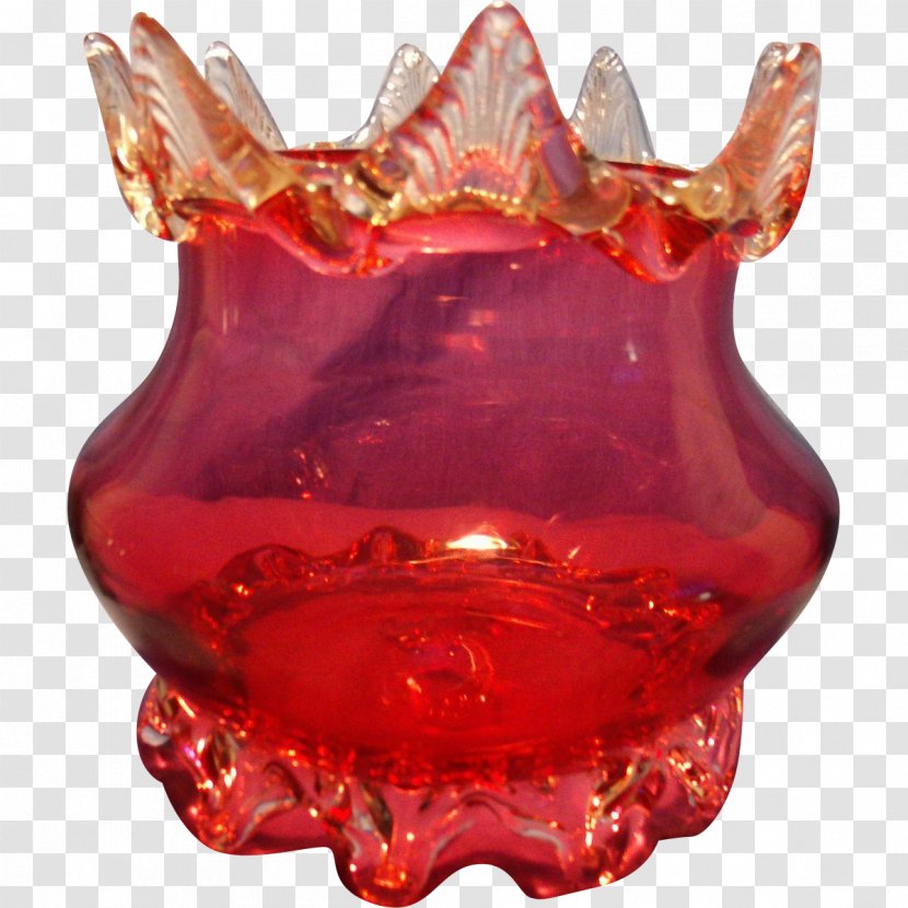 Vase - Red - Cranberry Transparent PNG