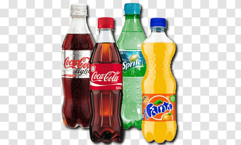 Fizzy Drinks Sprite Coca-Cola Fanta Non-alcoholic Drink Transparent PNG