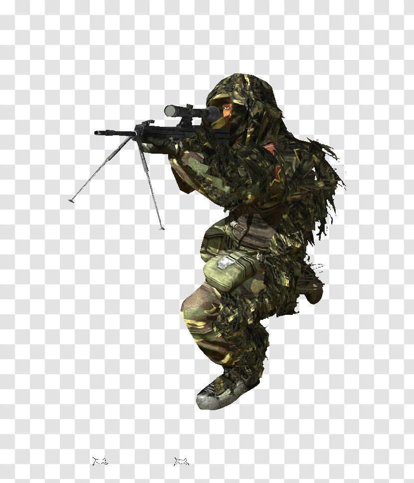 Infantry Battlefield: Bad Company 2 Soldier Marksman Air Gun - Army Transparent PNG