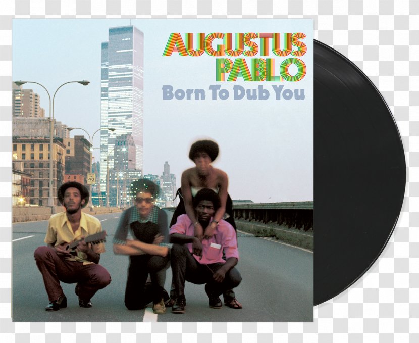 Born To Dub You Roots Reggae Phonograph Record - Frame - Augustus Pablo Transparent PNG