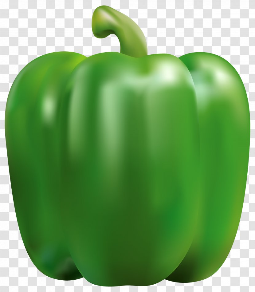 Bell Pepper Chili Vegetable Clip Art - Food - Green Clipart Image Transparent PNG