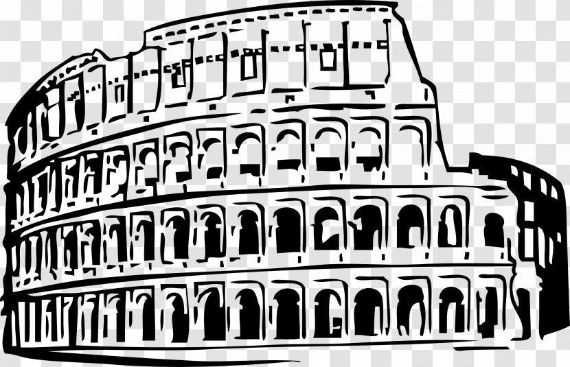Colosseum Roman Forum Historic Centre Of Rome Ancient Clip Art - Facade - Pantheon Transparent PNG