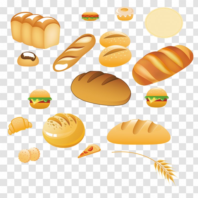 Hamburger Meatloaf Bread Clip Art - Bakery Transparent PNG