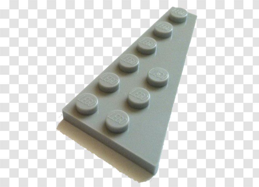 Blue-gray Wedge Grey Light - Lego - Gray Plate Transparent PNG