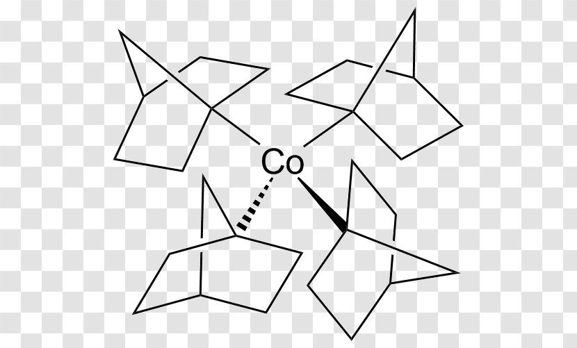 Tetrakis(1-norbornyl)cobalt(IV) Tetrakis(triphenylphosphine)palladium(0) Oxidation State Coordination Complex - Art Paper - Symmetry Transparent PNG