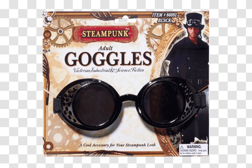 Costume Party Steampunk Goggles Clothing Accessories - Aviator Sunglasses Transparent PNG