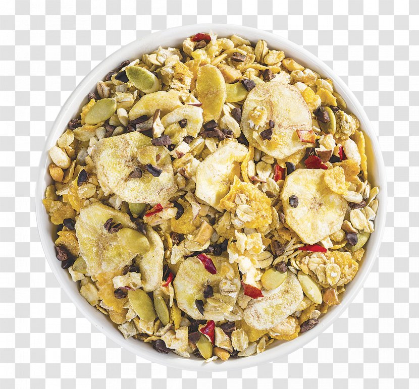 Breakfast Cereal Muesli Vegetarian Cuisine Dish - Granola Transparent PNG