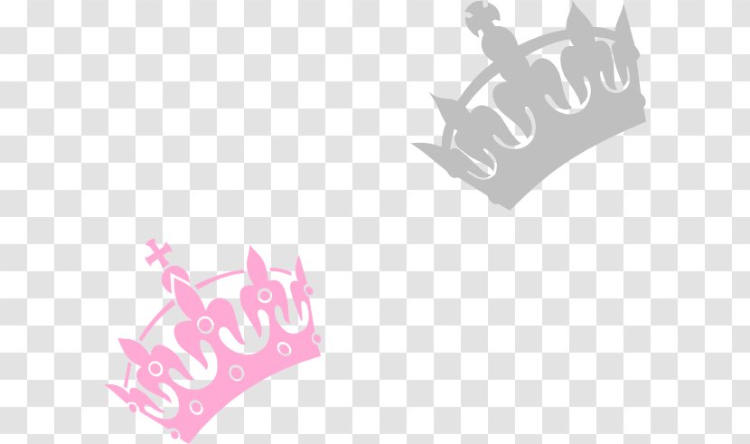 Tiara Crown Silver Clip Art - Vector Transparent PNG