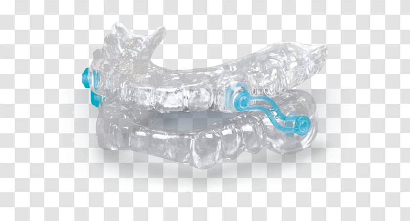 Mandibular Advancement Splint Snoring Sleep Apnea Dentistry - Aqua Transparent PNG