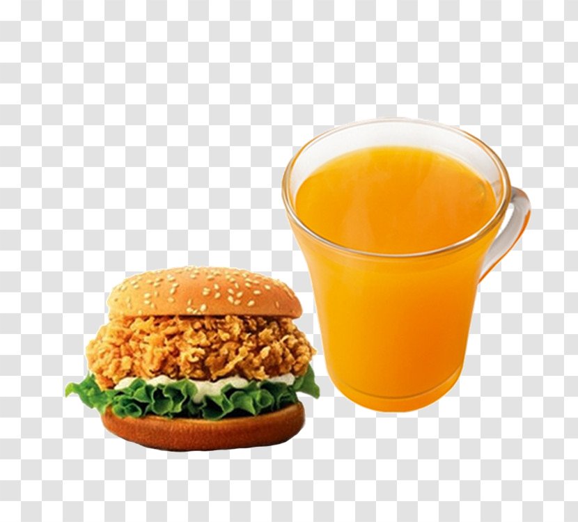 Hamburger Fast Food KFC French Fries Chicken Salad - Juice And Fort More With Transparent PNG