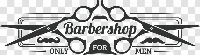 Logo Barbershop - Barber - Male Shop Transparent PNG
