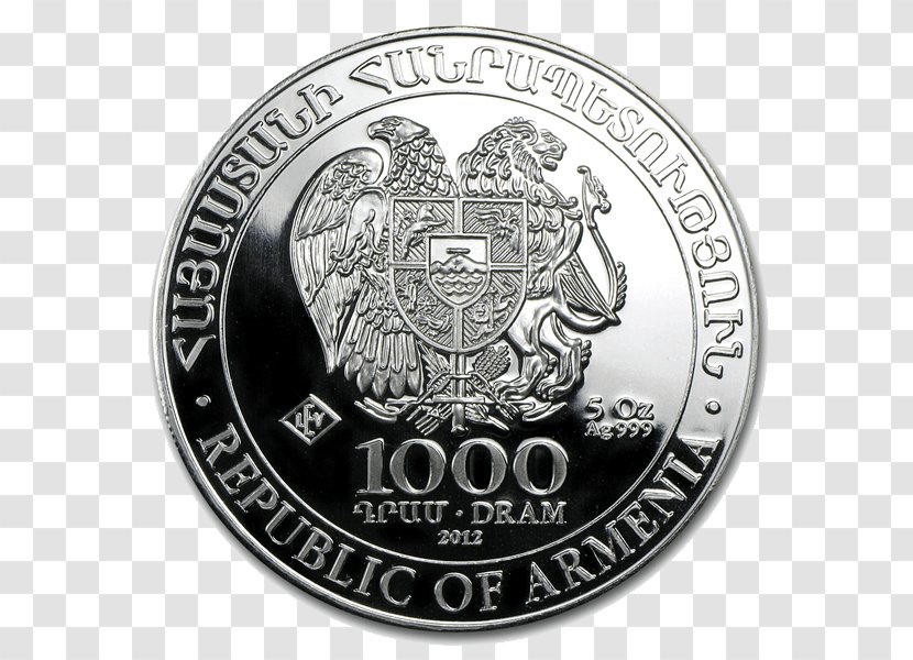 Perth Mint Noah's Ark Silver Coins - Heart Transparent PNG