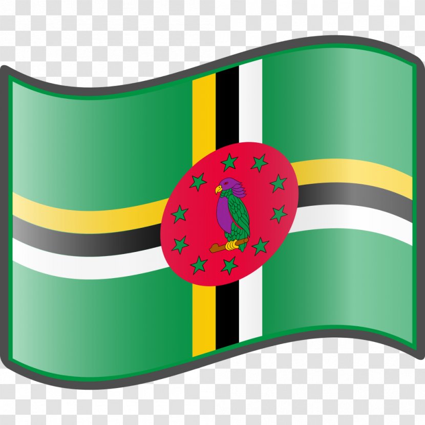 Flag Of Dominica Creole Language Emoji Italy - Green - (sovereign) State Transparent PNG