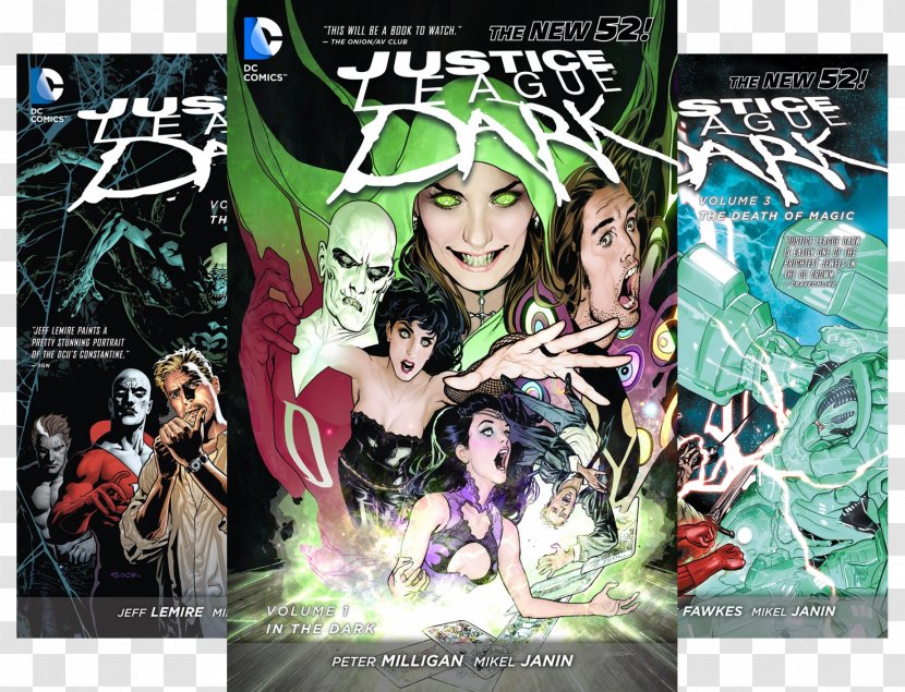 Justice League Dark Vol. 1: In The (The New 52) John Constantine Enchantress Dark: Transparent PNG