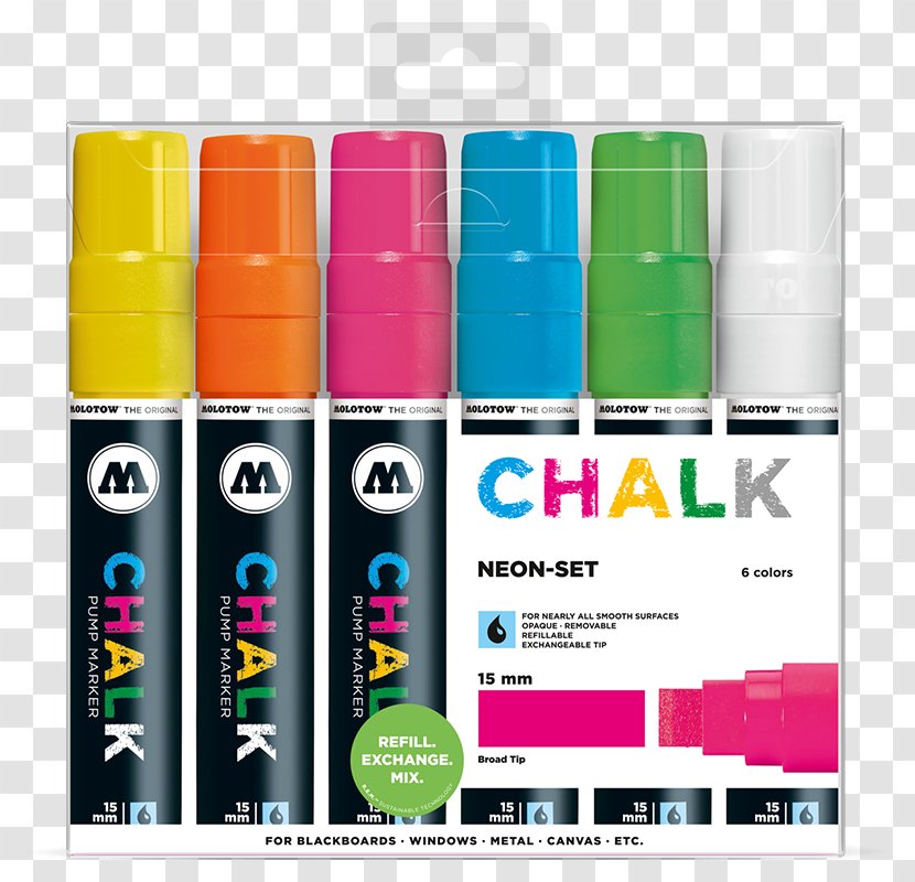 Sidewalk Chalk Marker Pen Highlighter Blackboard - Mark Transparent PNG