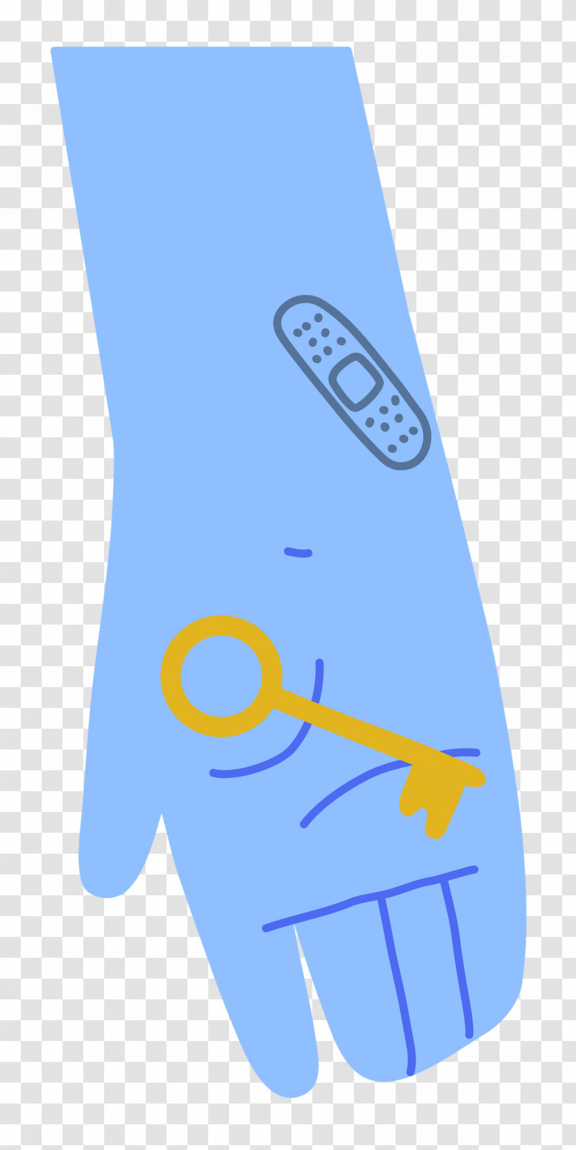 Hand Giving Key Transparent PNG