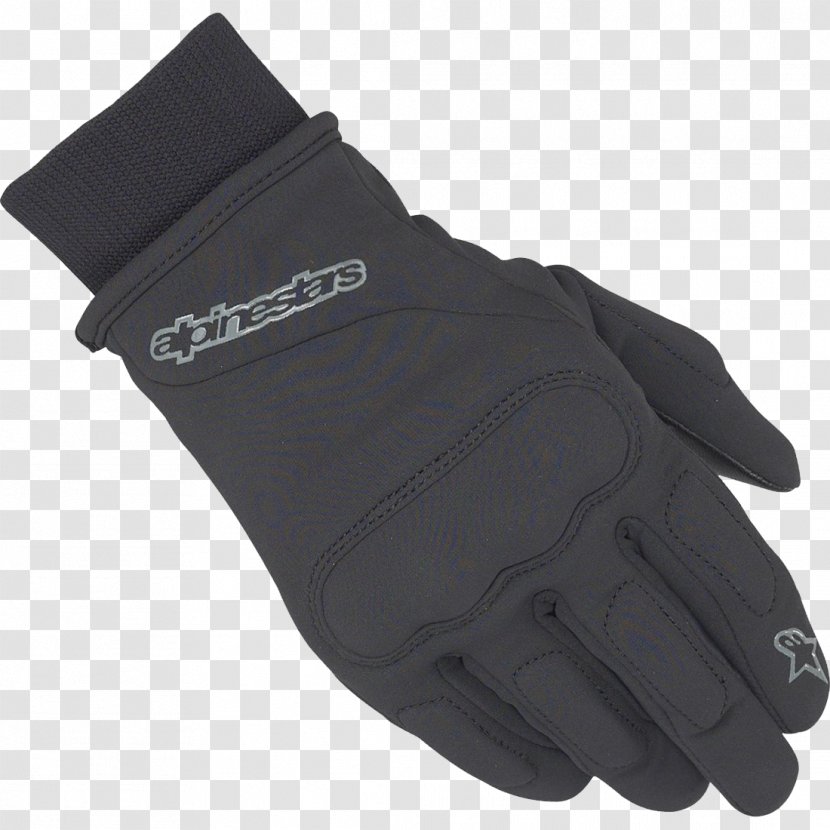 Alpinestars Motorcycle Glove Windstopper Leather - Textile Transparent PNG
