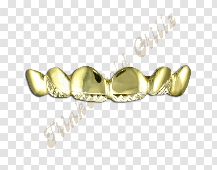 Grill Gold Teeth Diamond Cut Jewellery - Fashion Accessory Transparent PNG