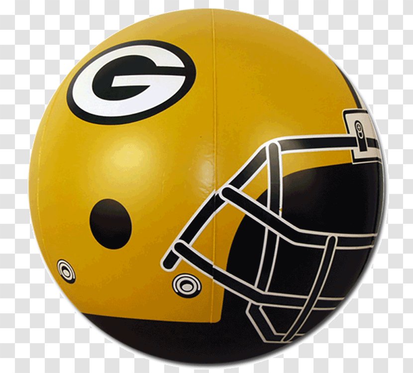 American Football Helmets Green Bay Packers Lacrosse Helmet Beach Ball NFL - Motorcycle Transparent PNG