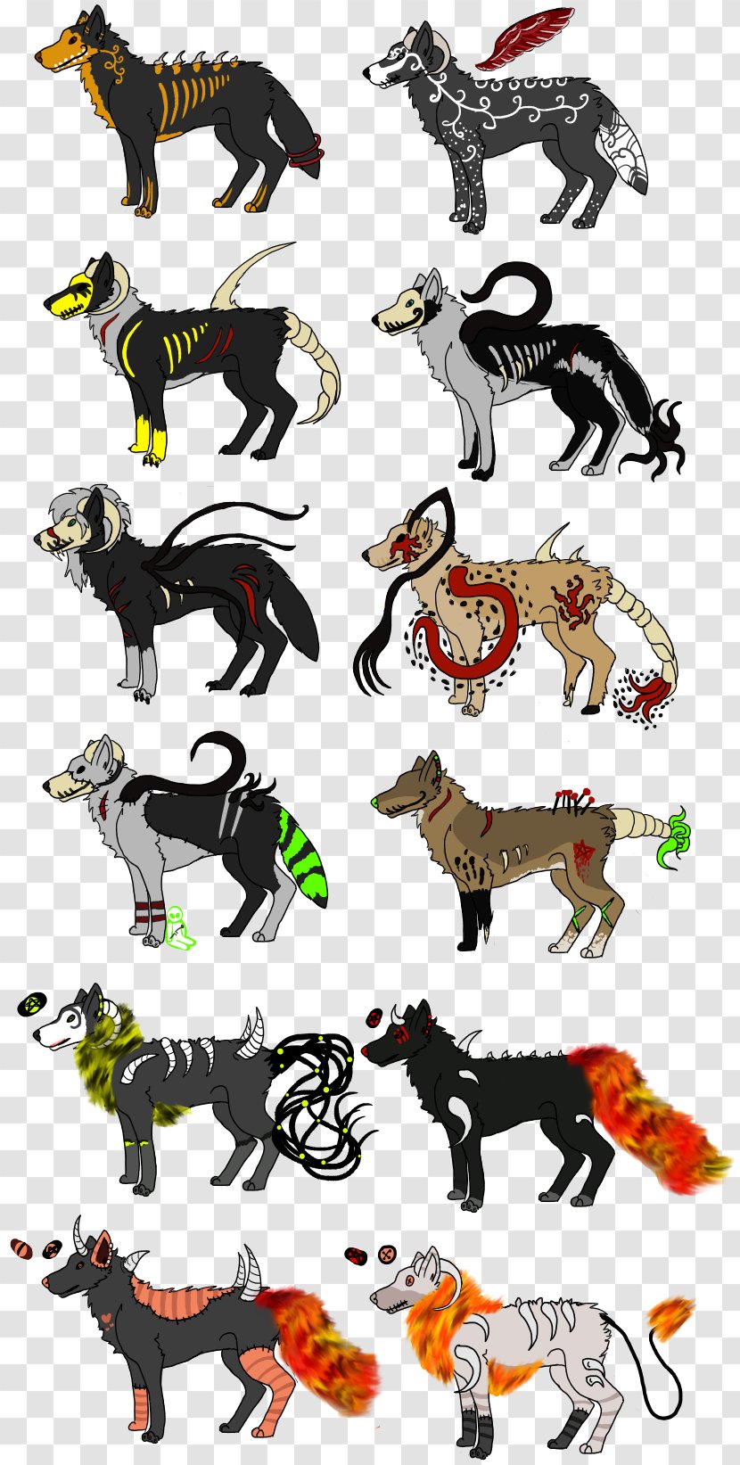 Carnivora Horse Character Clip Art - Carnivoran - Offspring Transparent PNG