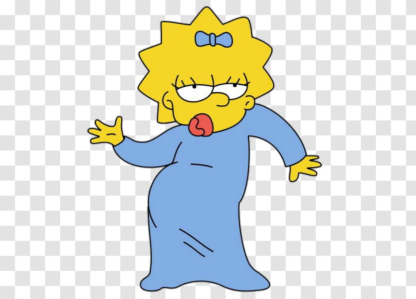 Maggie Simpson Marge Homer Lisa Bart - Yellow - Homero Transparent PNG
