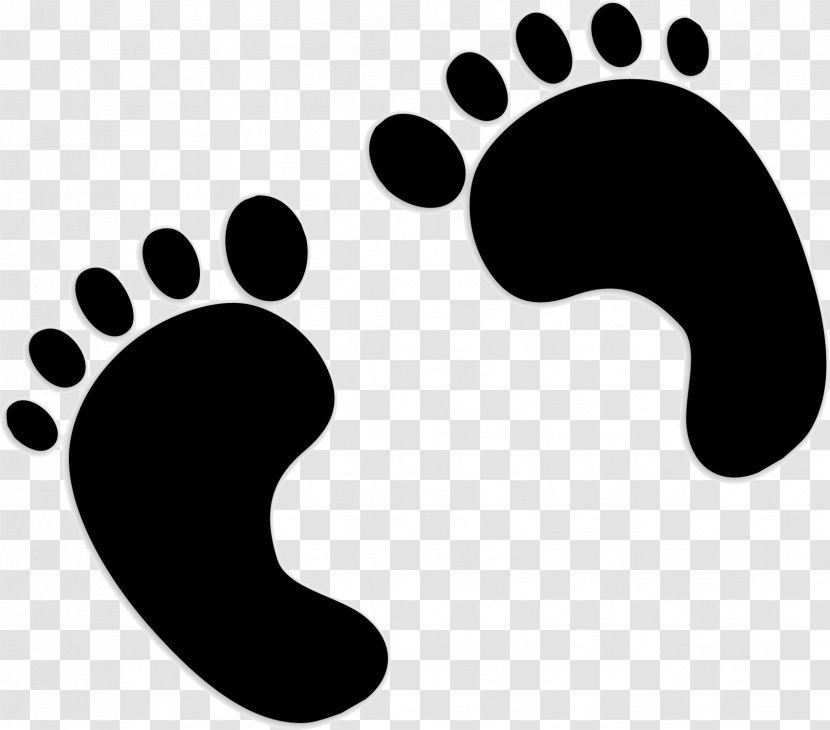 Footprints Infant Clip Art - Foot Transparent PNG