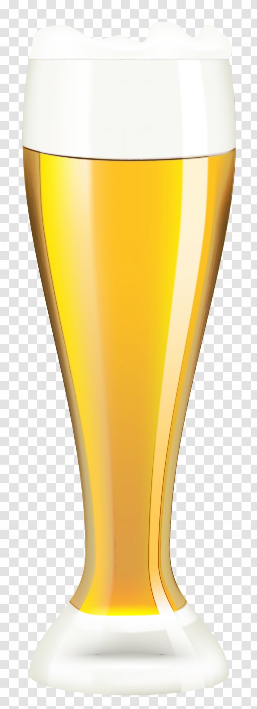 Yellow Beer Glass Champagne Cocktail Drinkware Stemware - Wheat - Sparkling Wine Transparent PNG