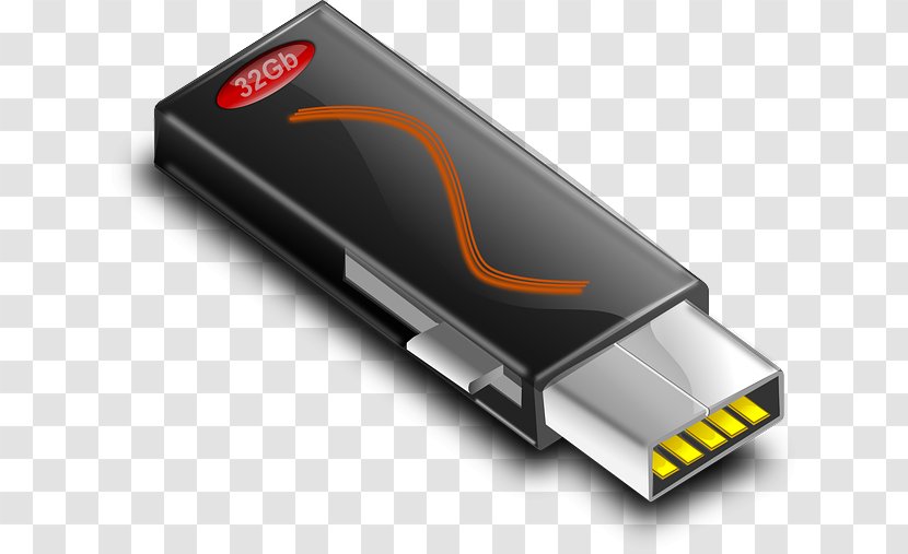 USB Flash Drives Memory - Live Usb Transparent PNG