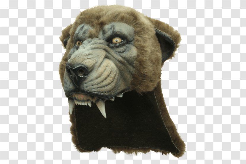 Cougar Gray Wolf Mask Costume Party Helmet - Lion Head Transparent PNG