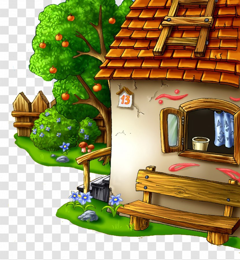 Drawing House Cartoon Animated Film - Tree Transparent PNG