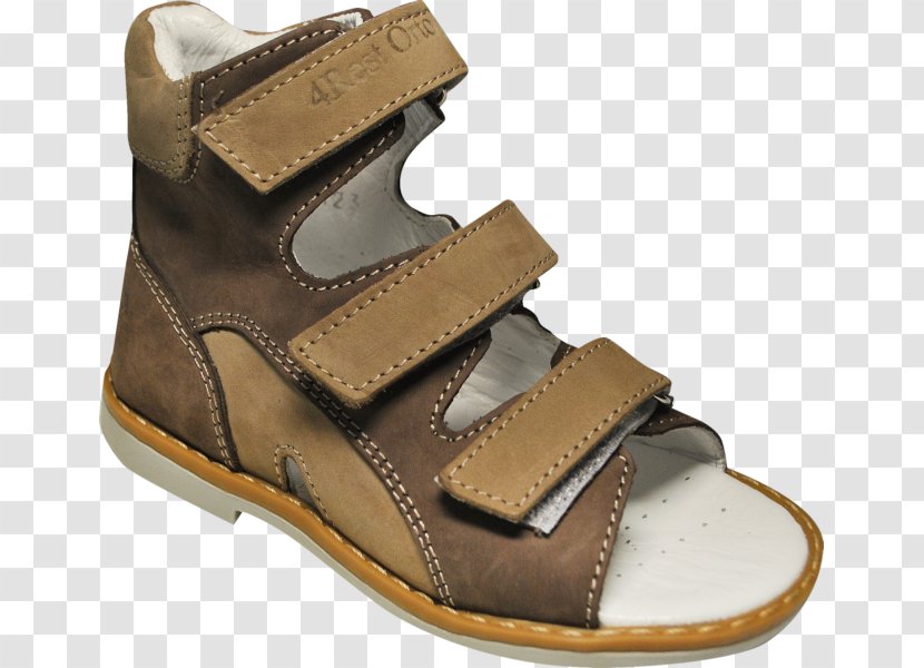 Slide Leather Sandal Shoe Walking Transparent PNG