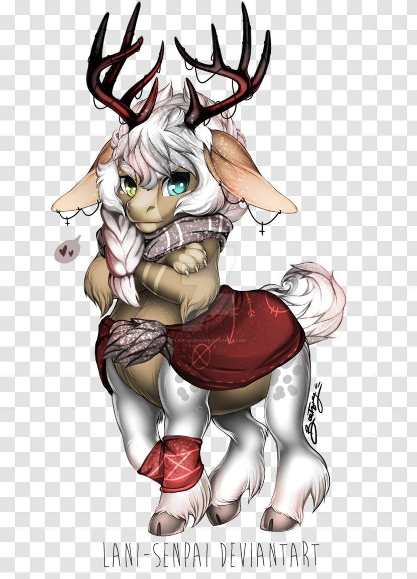 Reindeer Horse Legendary Creature Antler - Fictional Character Transparent PNG