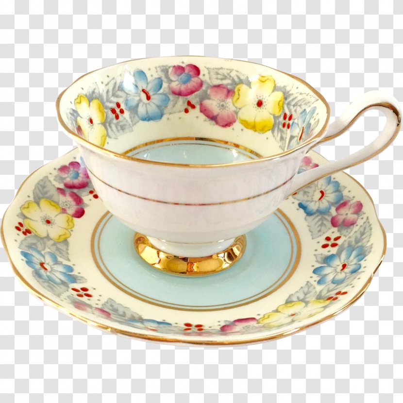 Coffee Cup Porcelain Saucer Plate Teacup - Dinnerware Set - Royal Albert Transparent PNG