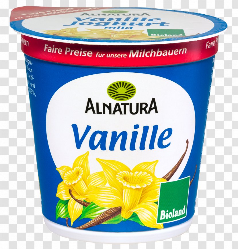 Organic Food Milk Vegetarian Cuisine Yoghurt Alnatura - Jogurt Transparent PNG