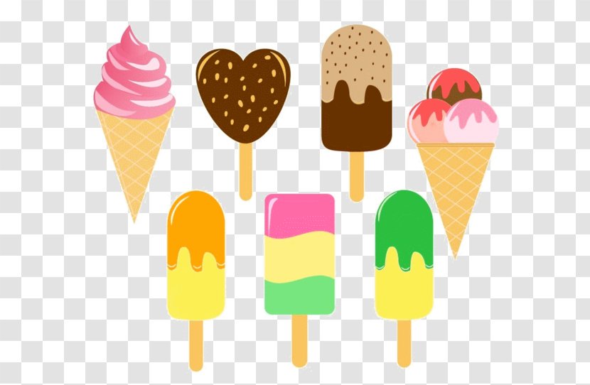 Ice Cream Cones Yummy Ice-cream Clip Art Chocolate - Frozen Dessert Transparent PNG