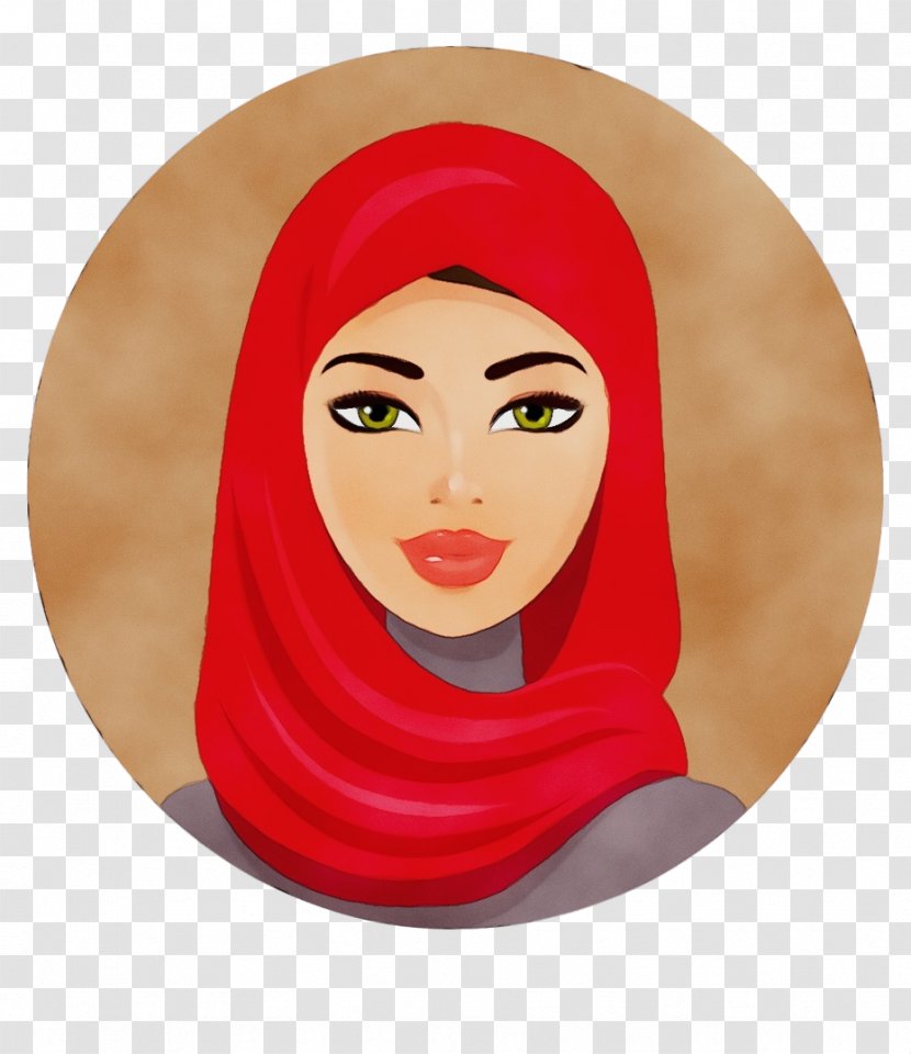 Stock Illustration Vector Graphics Woman Hijab - Royalty Payment - Istock Transparent PNG