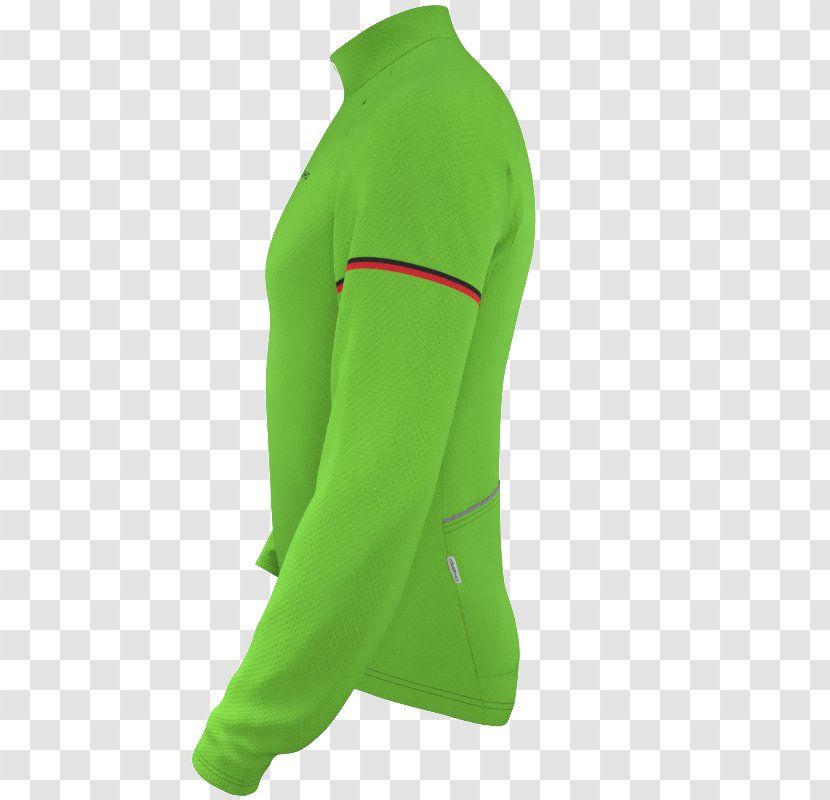 Sleeve Jacket Outerwear Sportswear - Green Transparent PNG