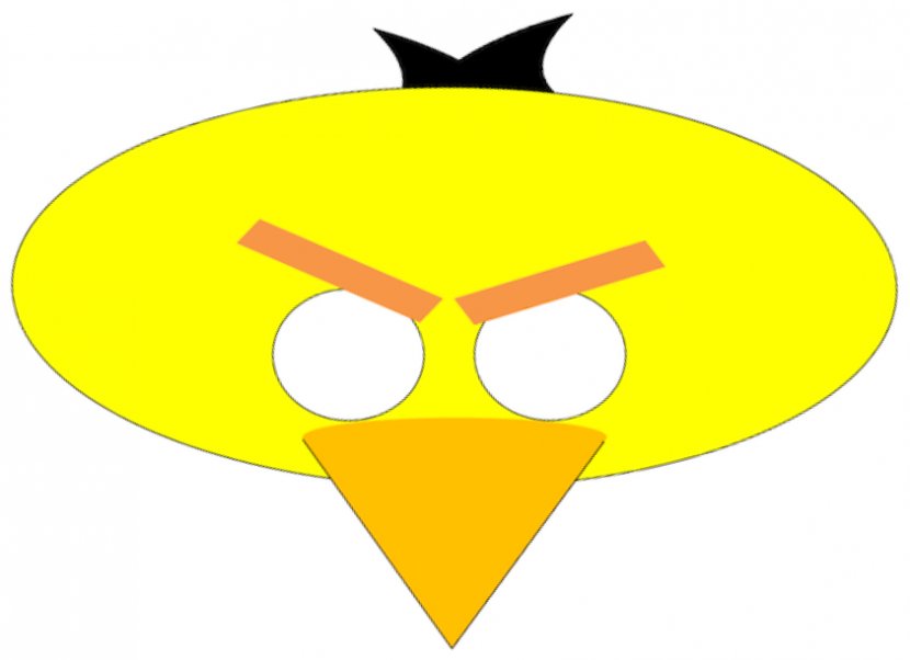 Angry Birds Star Wars II Clark Kent Mask Party Clip Art - Wing - Superman Shield Template Transparent PNG