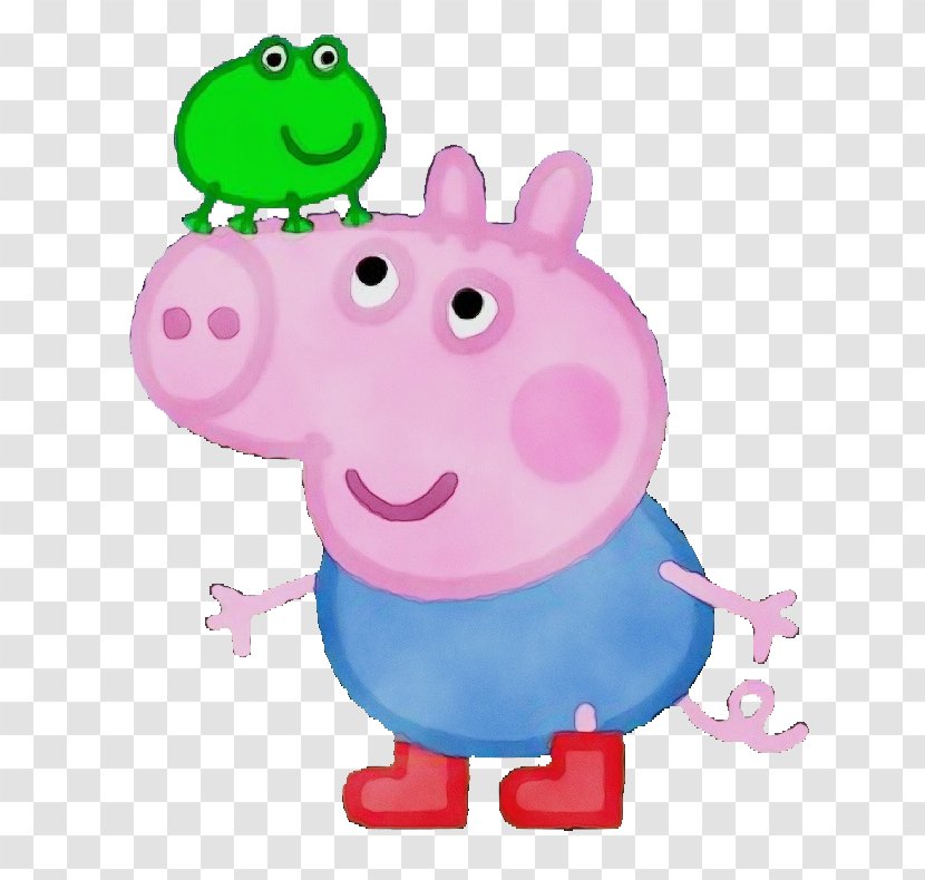 George Pig Grandpa Granny Daddy - Suidae Transparent PNG