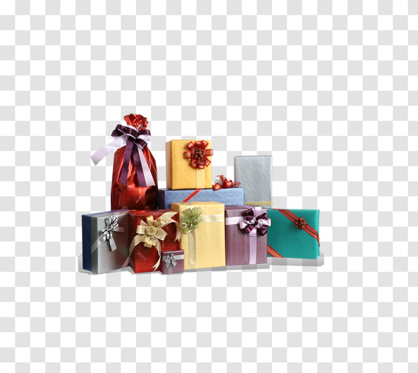 Paper Gift Christmas Box Transparent PNG