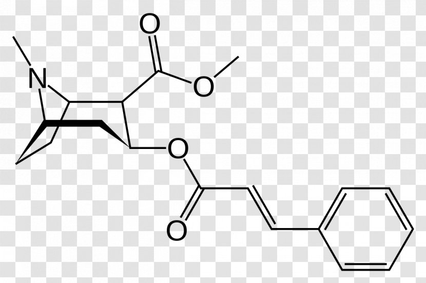 Methylecgonine Cinnamate Tropane Alkaloid Structure Cocaine - Parallel Transparent PNG