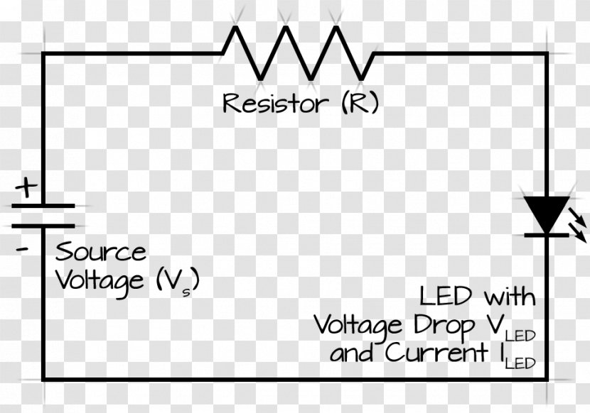 Light-emitting Diode Electronics Resistor Electronic Circuit LED - Component Transparent PNG