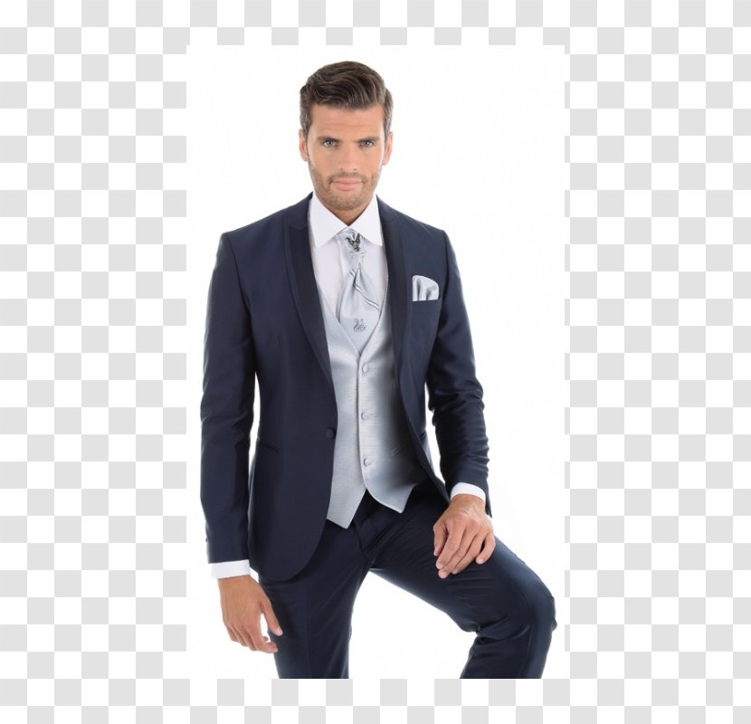 Marriage Man Suit Waistcoat Tuxedo - Blue Transparent PNG