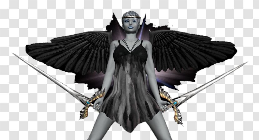 Maya Moon Goddess Angel Supernatural Female - Wing - Sword Transparent PNG