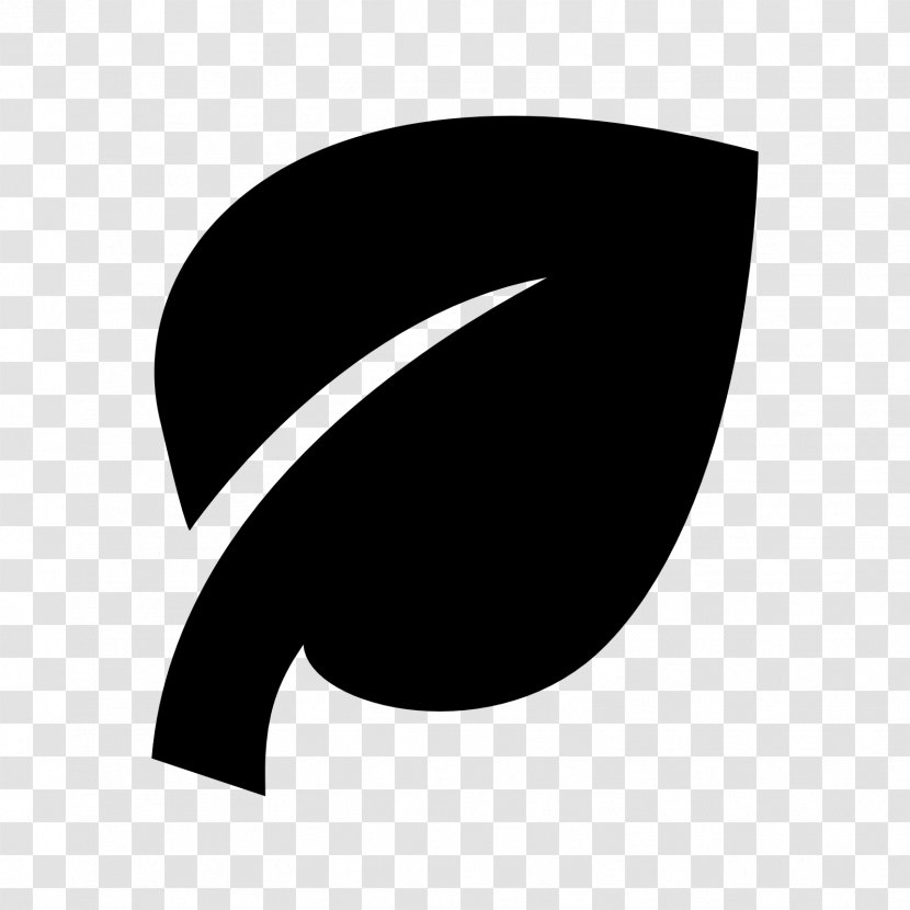 Leaf Logo Clip Art - Black Transparent PNG