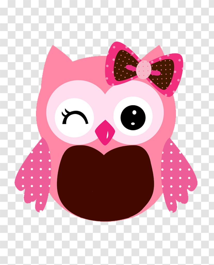 Owl Paper Baby Shower Clip Art - Magenta - Estampas Transparent PNG