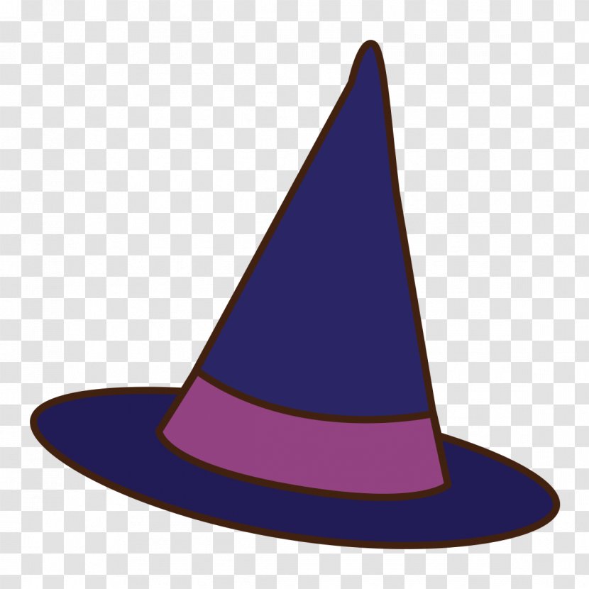 Hat Halloween Illustration Witch Magician - Pumpkin - Purple Transparent PNG