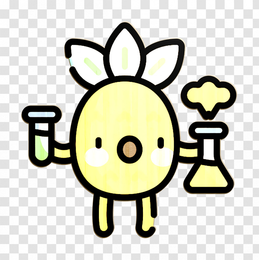Pineapple Character Icon Character Icon Scientific Icon Transparent PNG
