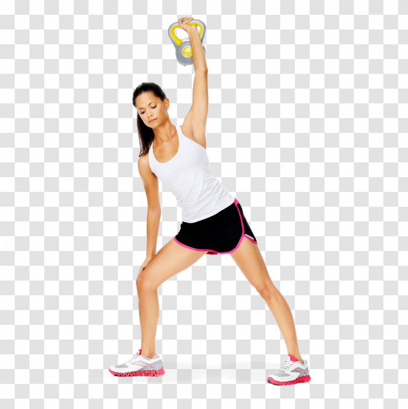Kettlebell Physical Exercise Strength Training Squat - Watercolor - Aerobics Transparent PNG